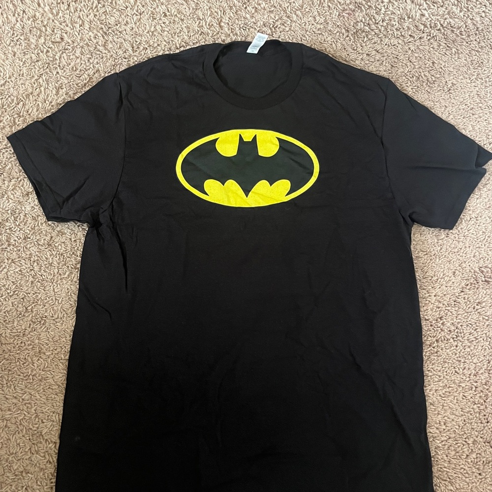 Black Batman Logo T-Shirt
